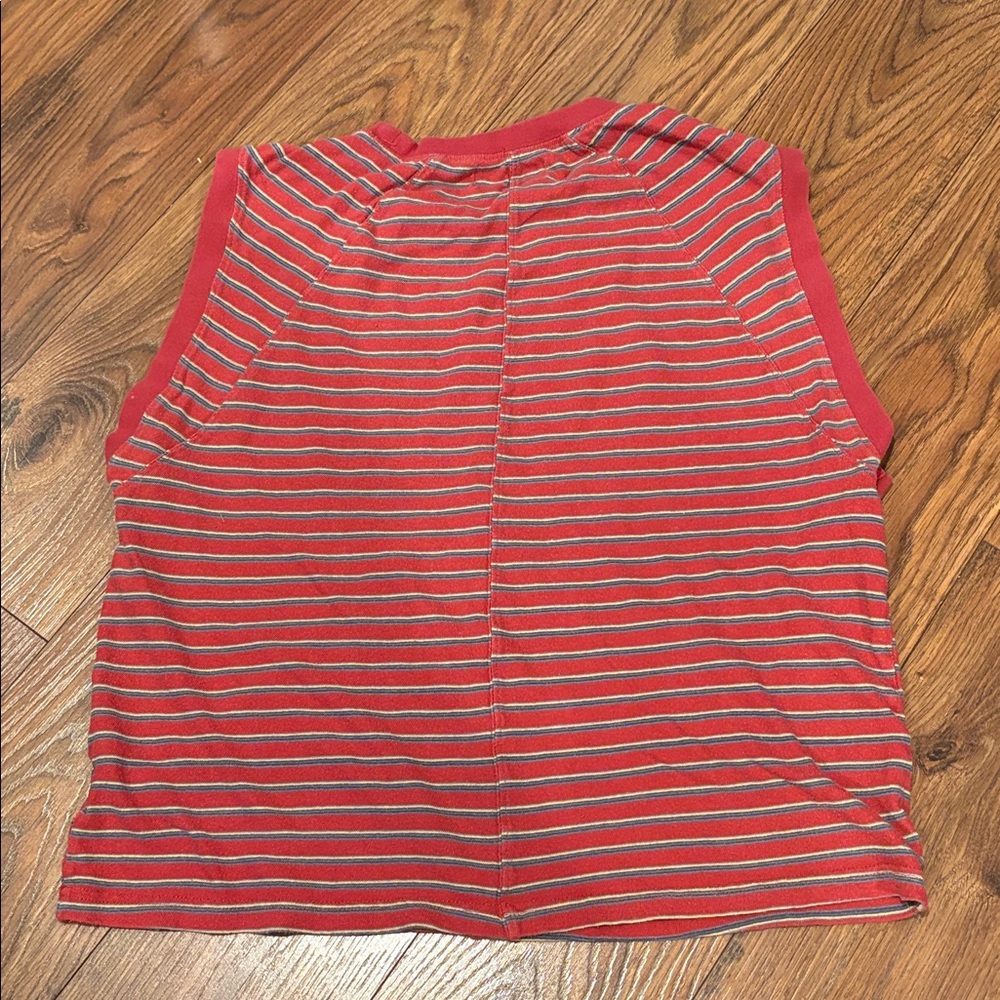 Urban Outfitters Red Striped Tank Top - Picture 6 of 8